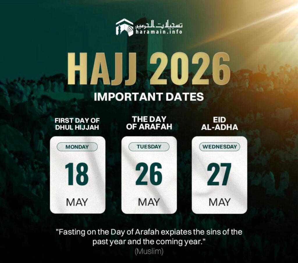 important dates of eid ul adha